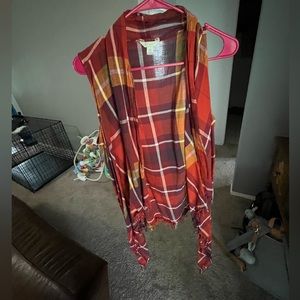 Women's Plaid Vest